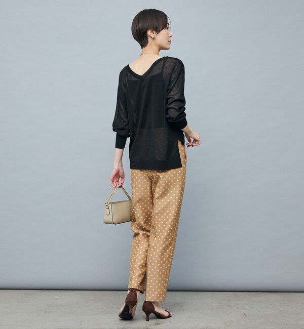 NOLLEY'S sophi「イタリー糸ラメシアー2WAYプルオーバーニット」|ニット・セーター|