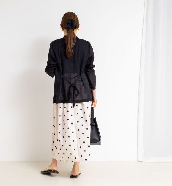 NOLLEY'S「ドットタフタドッキングワンピース」|ワンピース|