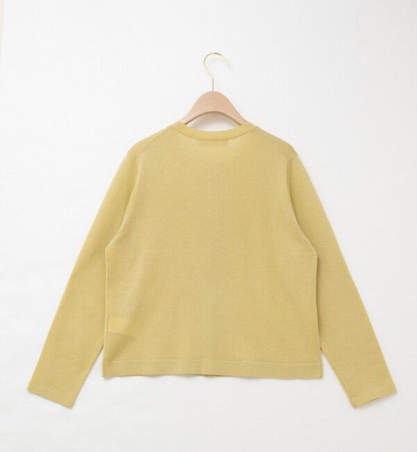 NOLLEY'S sophi「《アンサンブル対応》《手洗い可能》W混ラメクルーネックカーディガン」|カーディガン|