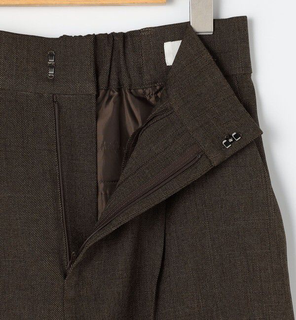 NOLLEY'S「《セットアップ対応》ウォッシャブルウール調ストレッチハーフパンツ」|その他|