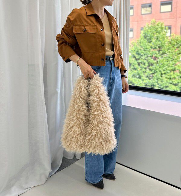 Rie Miller「【PR林☆別注】チベットラムフェイクファーバッグ」|ショルダー・メッセンジャー|