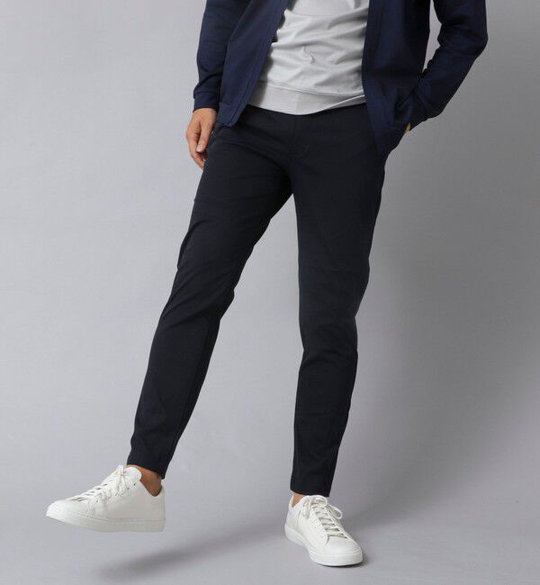 NOLLEY'S goodman「【ACTIVE SECT】《限定展開》ワンダーシェイプ イージーパンツ 25AW」|チノ|ネイビー