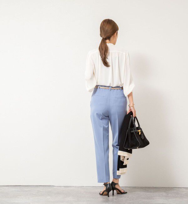 NOLLEY'S「ウォッシャブルダブルクロススリムパンツ」|その他|