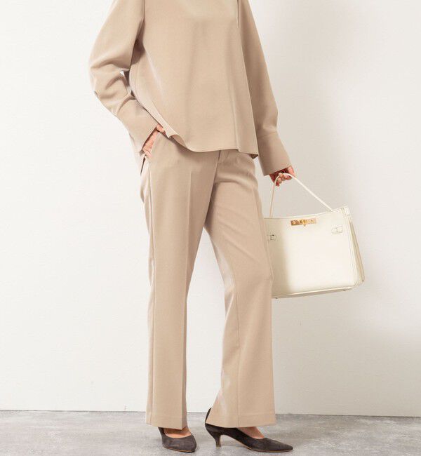 NOLLEY'S「《セットアップ対応》ウォッシャブルストレッチギャババックスリットパンツ」|その他|