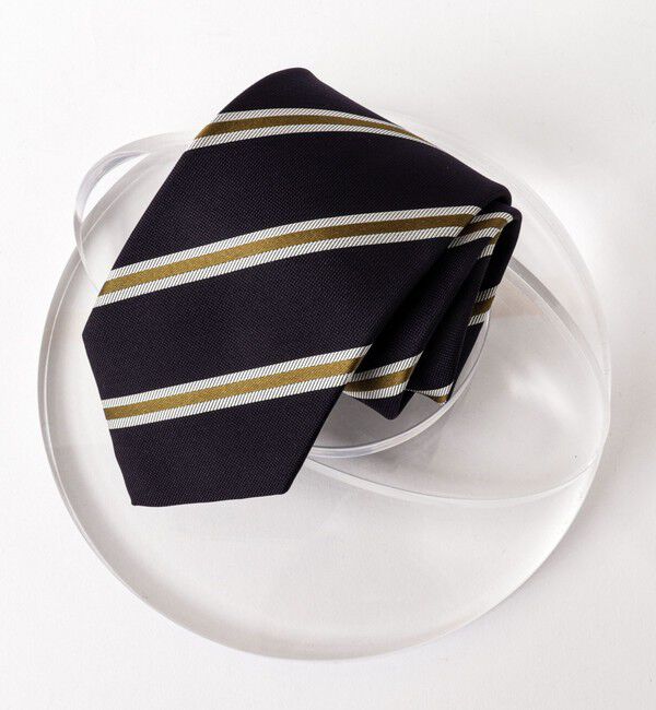 NOLLEY'S goodman「コバスシャインストライプネクタイ 25AWコレクション」|ネクタイ・蝶ネクタイ|パープル系1