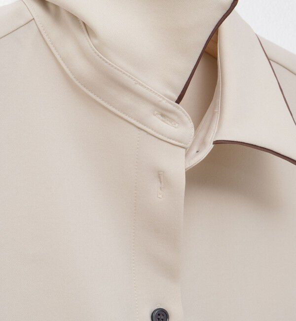 MAQWEL「【MAQWEL/マクウェル】パイピングシャツ」|シャツ・ブラウス|