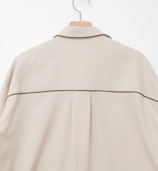 MAQWEL「【MAQWEL/マクウェル】パイピングシャツ」|シャツ・ブラウス|