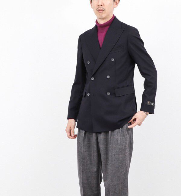 NOLLEY'S goodman「《ビジカジ対応》尾州 WOOL W JACKET 25AW」|テーラードジャケット|
