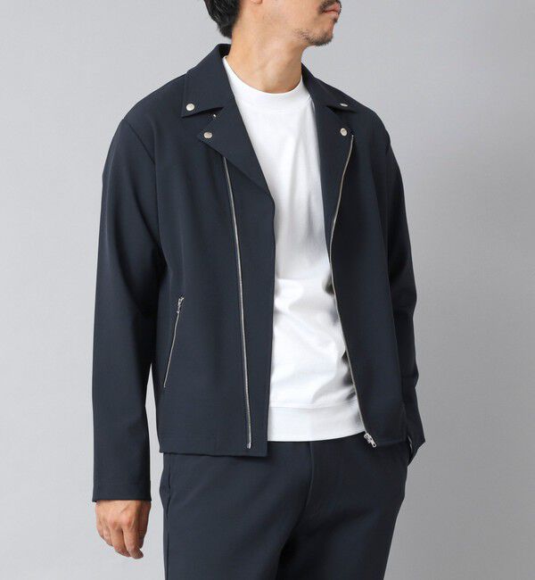 NOLLEY'S goodman「【ACTIVE SECT】《限定展開》ハイストレッチダブルライダース 25AW」|ブルゾン・スタジャン|