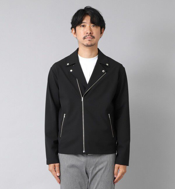 NOLLEY'S goodman「【ACTIVE SECT】《限定展開》ハイストレッチダブルライダース 25AW」|ブルゾン・スタジャン|