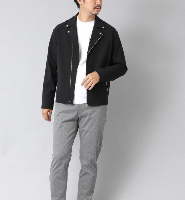 NOLLEY'S goodman「【ACTIVE SECT】《限定展開》ハイストレッチダブルライダース 25AW」|ブルゾン・スタジャン|