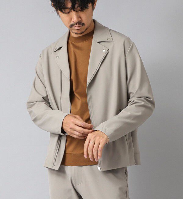 NOLLEY'S goodman「【ACTIVE SECT】《限定展開》ハイストレッチダブルライダース 25AW」|ブルゾン・スタジャン|