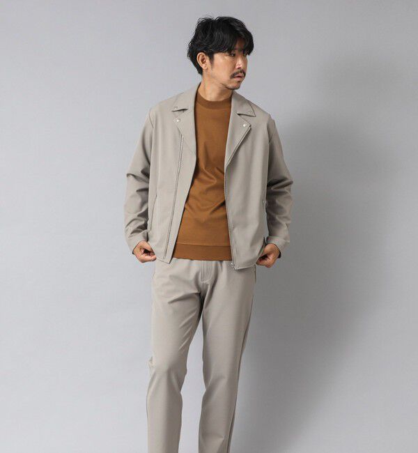 NOLLEY'S goodman「【ACTIVE SECT】《限定展開》ハイストレッチダブルライダース 25AW」|ブルゾン・スタジャン|