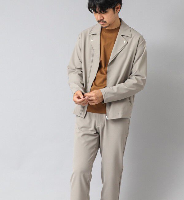 NOLLEY'S goodman「【ACTIVE SECT】《限定展開》ハイストレッチダブルライダース 25AW」|ブルゾン・スタジャン|