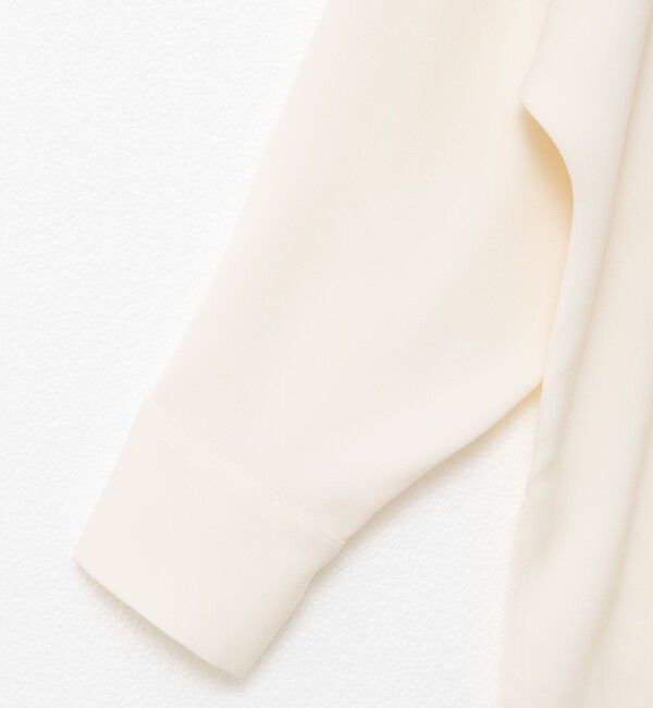 NOLLEY'S sophi「《morisachiシリーズとセットアップ対応》ウォッシャブルダブルサテンスキッパーブラウス」|シャツ・ブラウス|