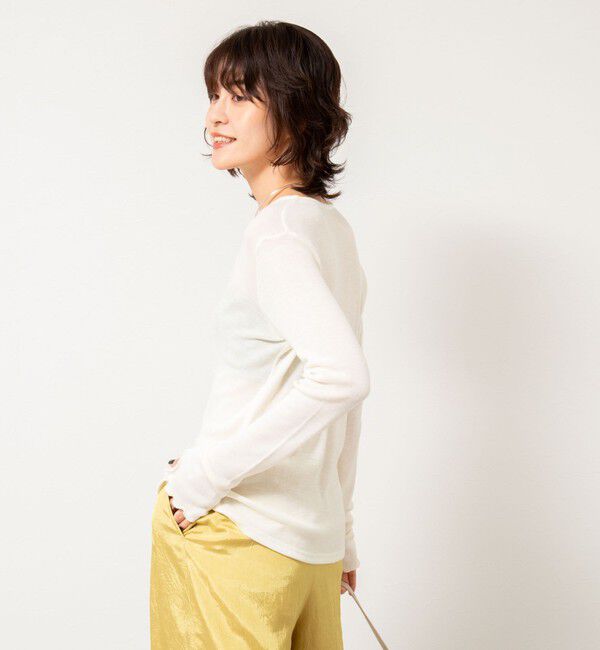 NOLLEY'S「MY STANDARD ウォッシャブルリブカーディガン」|カーディガン|