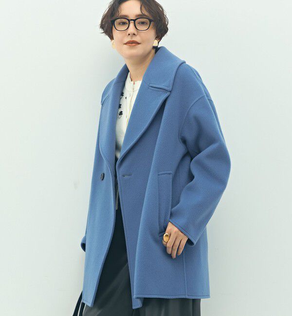 NOLLEY'S「【一部WEB限定アイテム】SP140リバーコート起毛メルトン仕上げ」|その他|