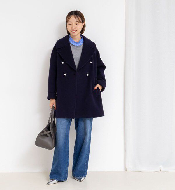 NOLLEY'S「【一部WEB限定アイテム】SP140リバーコート起毛メルトン仕上げ」|その他|