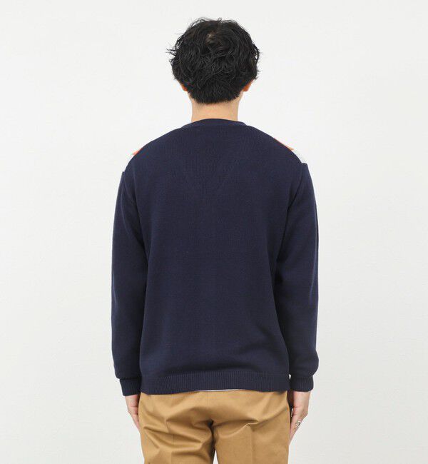 NOLLEY'S goodman「ウォッシャブル 抗菌加工 フロントストライプ 7Gカーディガン 25AW」|ニット・セーター|