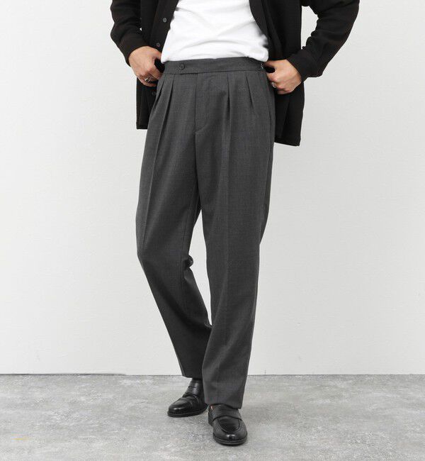 NOLLEY'S goodman「SOLOTEX ストレッチサキソニー NSN2タックスラックス 25AW」|スラックス|