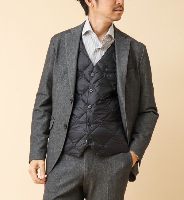 NOLLEY'S goodman「【TAION/タイオン】SINGLE SNAP BUTTON DOWN GILET 25AW」|ダウンベスト・ベスト|