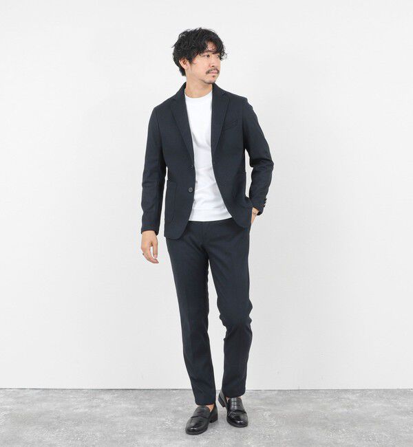 NOLLEY'S goodman「《セットアップ対応》【Active Jersey】ホームスパン ストレッチスリムフィット 25AW」|チノ|