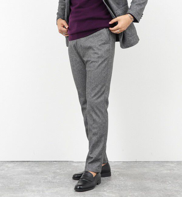 NOLLEY'S goodman「《セットアップ対応》【Active Jersey】ホームスパン ストレッチスリムフィット 25AW」|チノ|