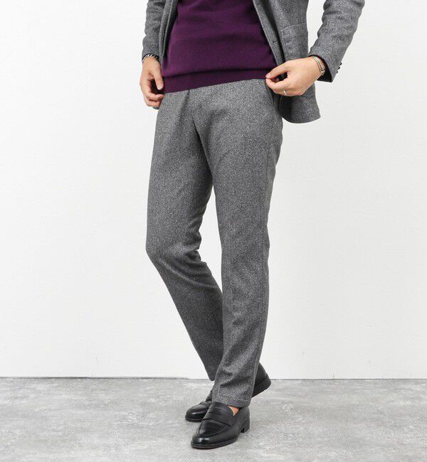 NOLLEY'S goodman「《セットアップ対応》【Active Jersey】ホームスパン ストレッチスリムフィット 25AW」|チノ|