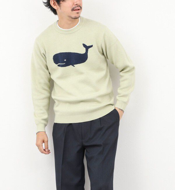 NOLLEY'S goodman「クジラWJQ ダブルジャカードニット 25AW」|ニット・セーター|