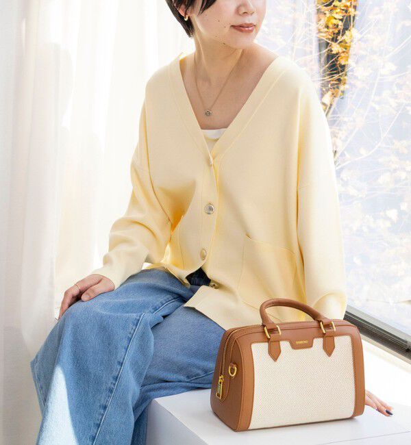 NOLLEY'S sophi「【一部WEB限定カラー】《手洗い可能》スムース編みVネックカーディガン」|カーディガン|クリーム