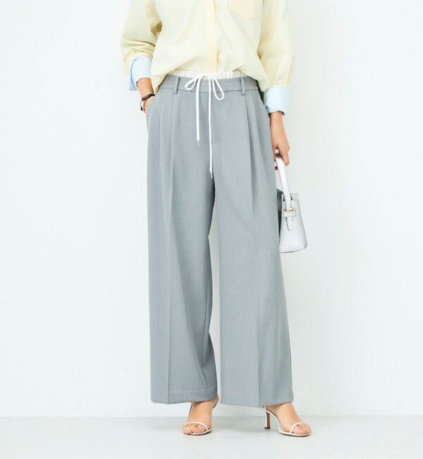 NOLLEY'S sophi「ウォッシャブルWウエストワイドパンツ」|その他|
