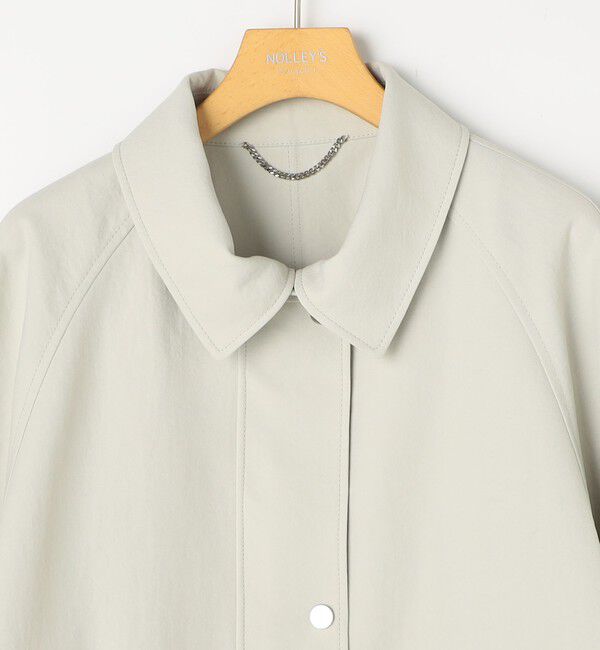 NOLLEY'S sophi「ウォッシャブルエアーツイルステンカラーハーフコート」|ステンカラーコート|