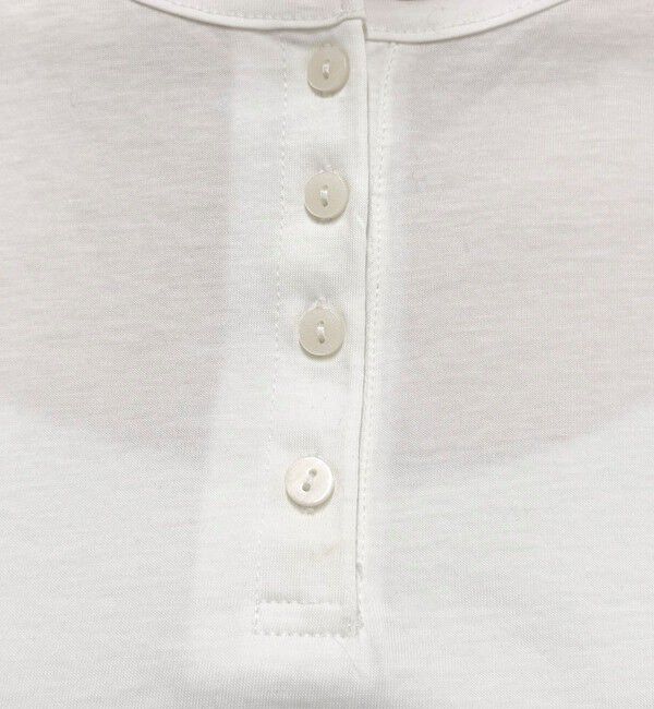 fredy emue「ハートFR刺繍ヘンリーTシャツ」|Tシャツ・カットソー|