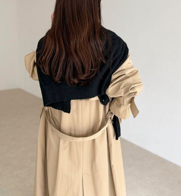 fredy emue「【発売のたびに即完売する大人気アイテム】袖ボリュームトレンチコート」|トレンチコート|