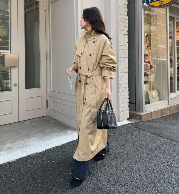 fredy emue「【発売のたびに即完売する大人気アイテム】袖ボリュームトレンチコート」|トレンチコート|