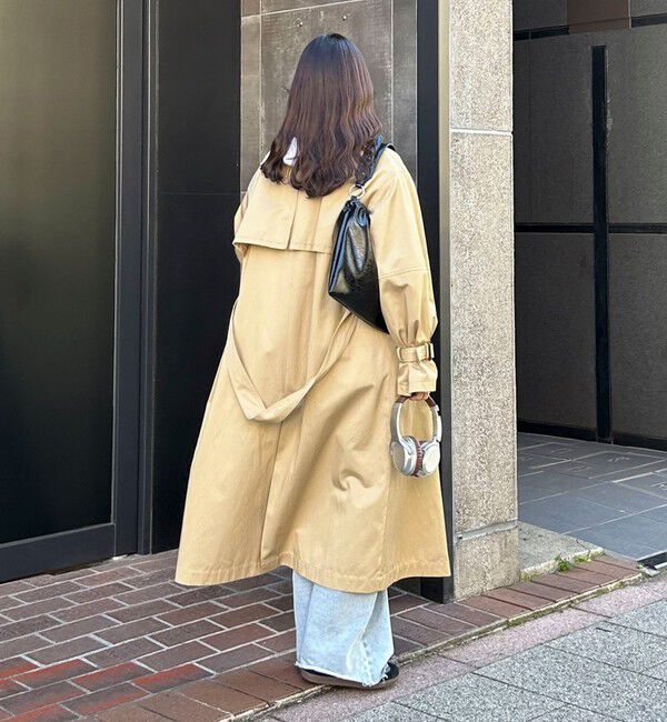 fredy emue「【発売のたびに即完売する大人気アイテム】袖ボリュームトレンチコート」|トレンチコート|