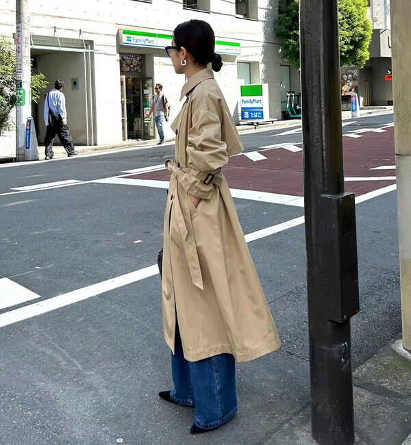 fredy emue「【発売のたびに即完売する大人気アイテム】袖ボリュームトレンチコート」|トレンチコート|