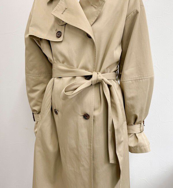 fredy emue「【発売のたびに即完売する大人気アイテム】袖ボリュームトレンチコート」|トレンチコート|