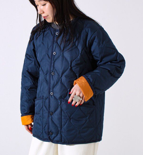 GLOSTER「【GLOSTER別注】TAION ミリタリー クルーネック ライナージャケット」|ダウン|