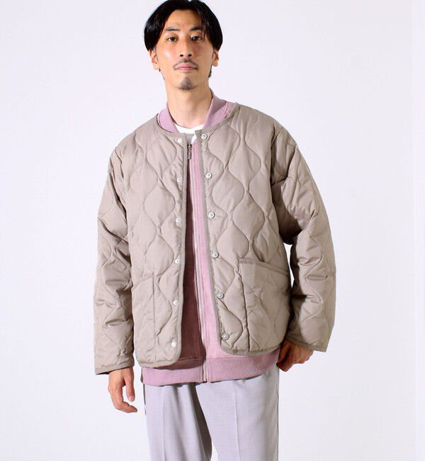 GLOSTER「【GLOSTER別注】TAION ミリタリー クルーネック ライナージャケット」|ダウン|