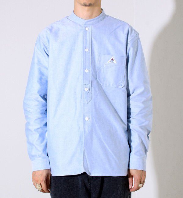 GLOSTER「【シーズンレス】【GEVACO】オックスバンドカラーシャツ」|シャツ・ブラウス|