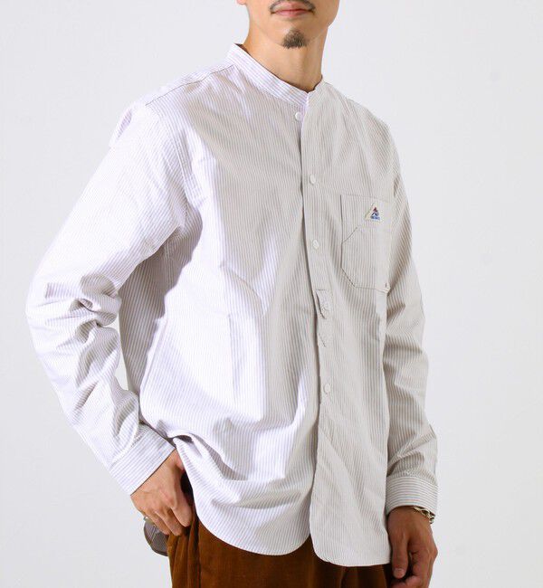 GLOSTER「【シーズンレス】【GEVACO】オックスバンドカラーシャツ」|シャツ・ブラウス|