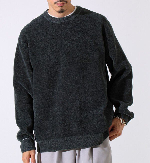 GLOSTER「【昨年人気アイテム再登場！チクチクしないニット】モールダブルフェイス プルオーバーニット」|ニット・セーター|