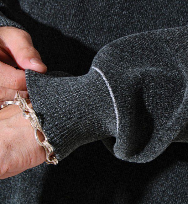 GLOSTER「【昨年人気アイテム再登場！チクチクしないニット】モールダブルフェイス プルオーバーニット」|ニット・セーター|