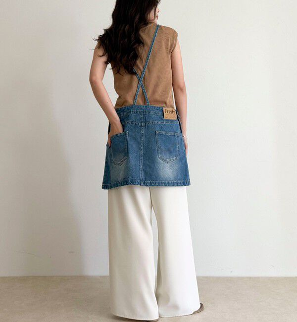 fredy emue「デニムサロペットチュニック」|オールインワン|