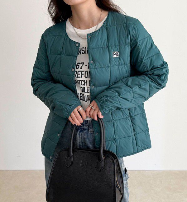 fredy emue「《別注》【TAION/タイオン】CREW NECK BUTTON DOWN JK ダウンジャケット」|ダウン|