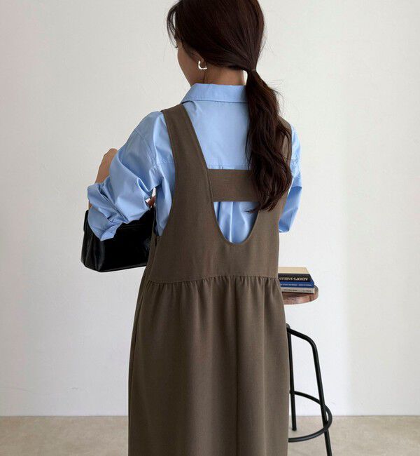 fredy emue「ウール調ジャンスカ」|ワンピース|