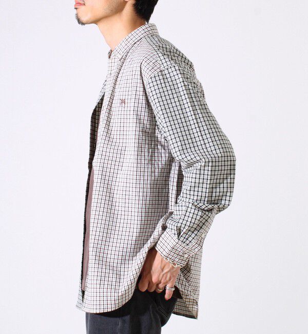 GLOSTER「【BOY刺繍】クレイジーパターン ボタンダウンシャツ」|シャツ・ブラウス|