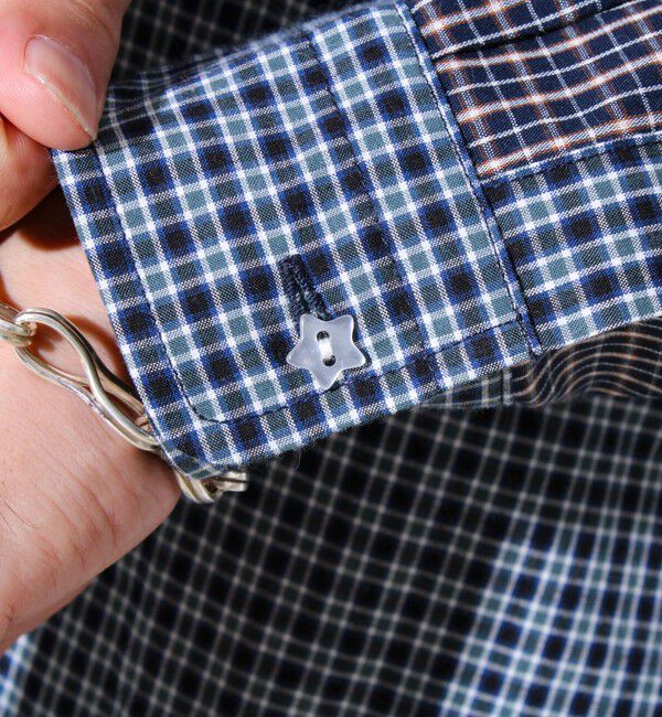 GLOSTER「【BOY刺繍】クレイジーパターン ボタンダウンシャツ」|シャツ・ブラウス|