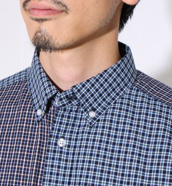 GLOSTER「【BOY刺繍】クレイジーパターン ボタンダウンシャツ」|シャツ・ブラウス|